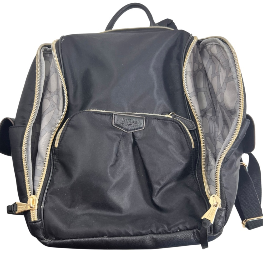 Aimee Kestenberg When In Rome Nylon Black Backpack - Picture 4 of 16